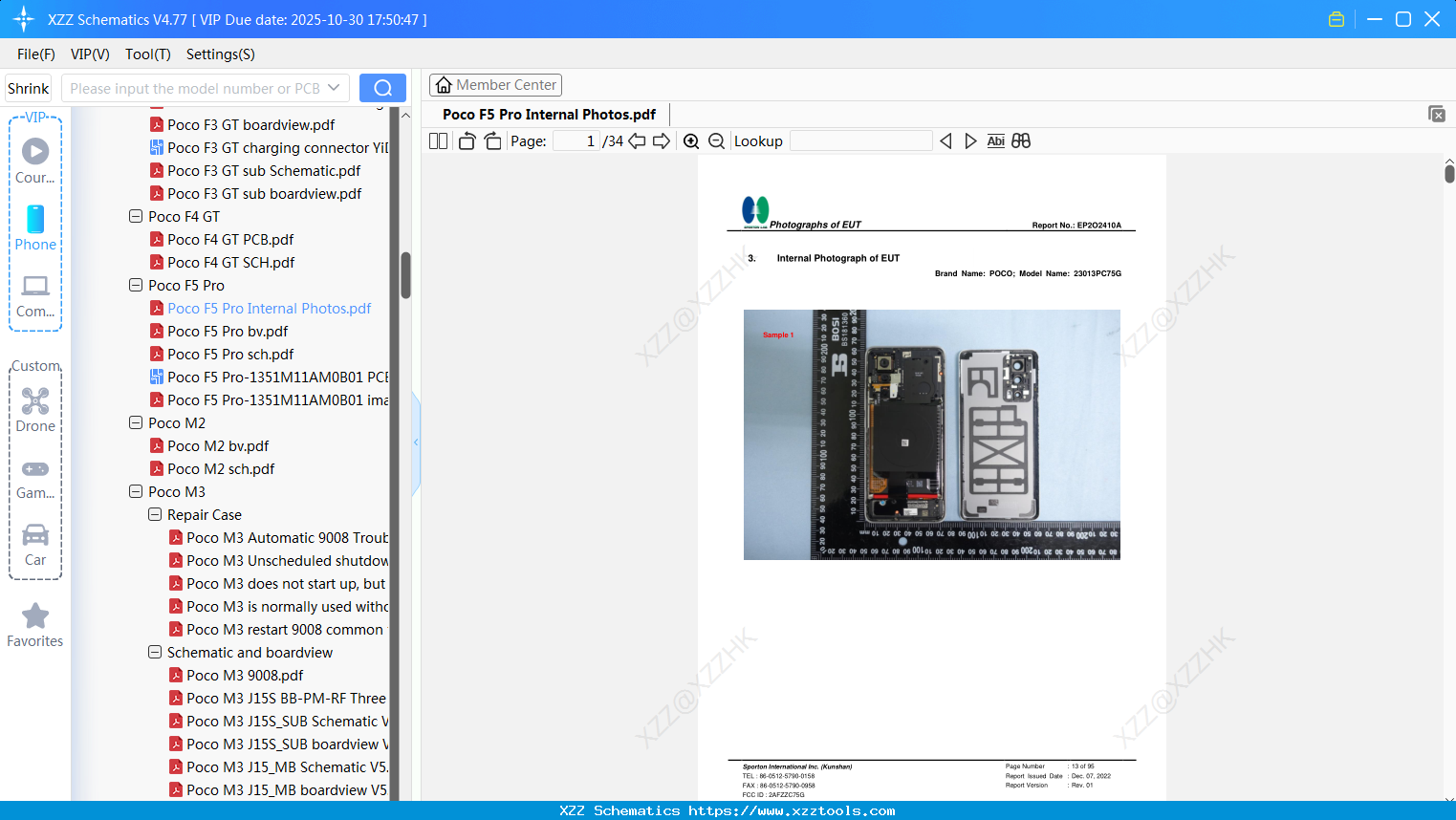 Xiaomi Poco F5 Pro Internal Photos